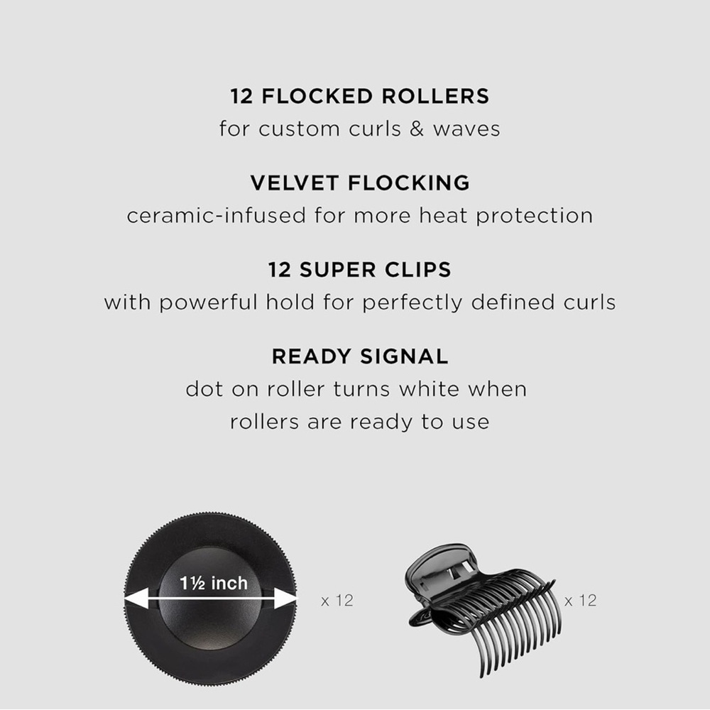 Conair Hot Rollers Hair Curlers for Long, Medium and All Hair (041) - Picture 2 of 5